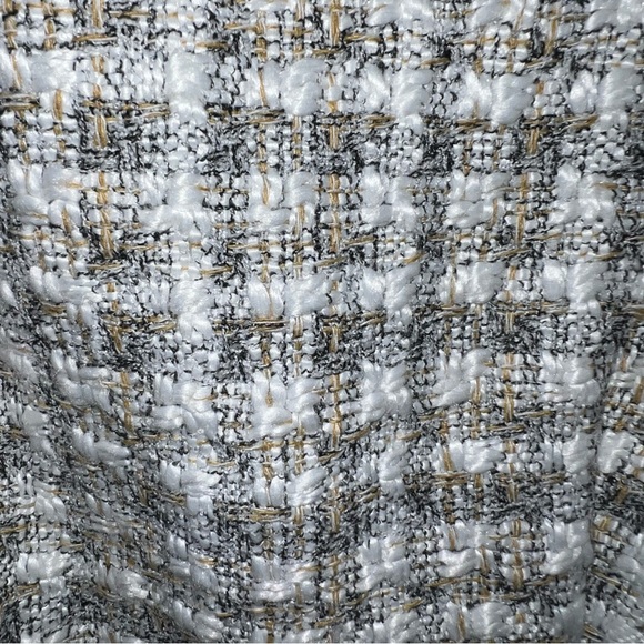 Ann Taylor Tweed Plaid Ruffle Dress - Picture 4 of 6